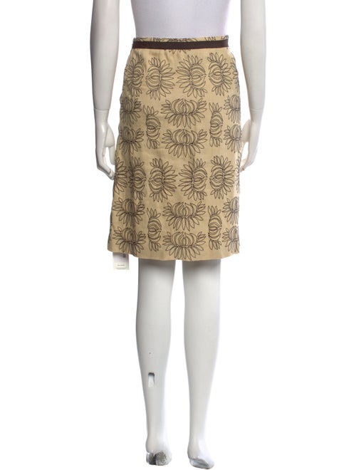 Tory Burch Linen Knee-Length Skirt