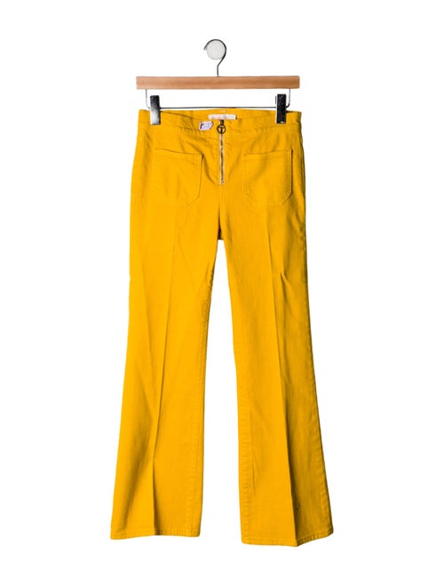 Tory Burch Mid-Rise Wide Leg Jeans