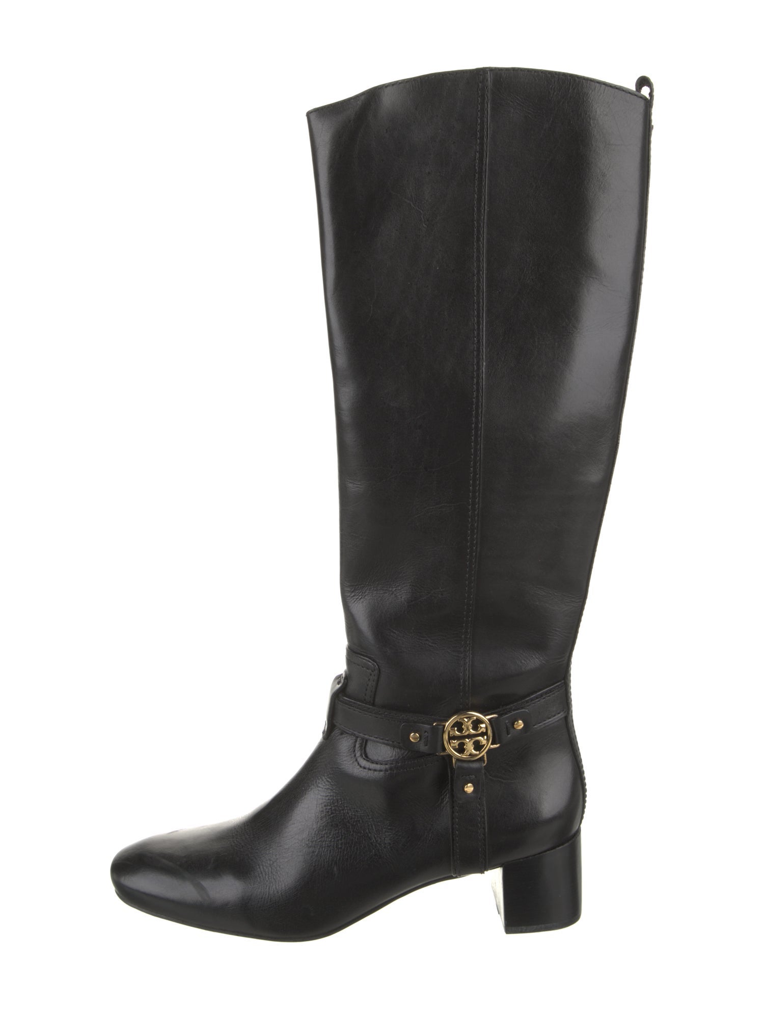 Tory Burch Leather Riding Boots