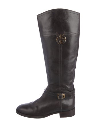 Tory Burch Leather Riding Boots