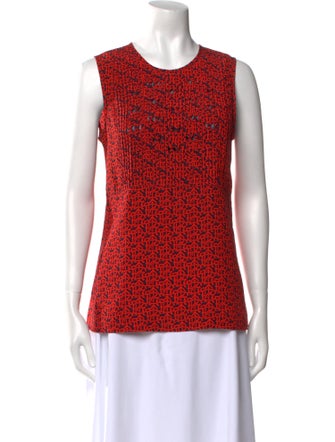 Tory Burch Silk Printed Top