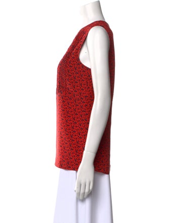 Tory Burch Silk Printed Top