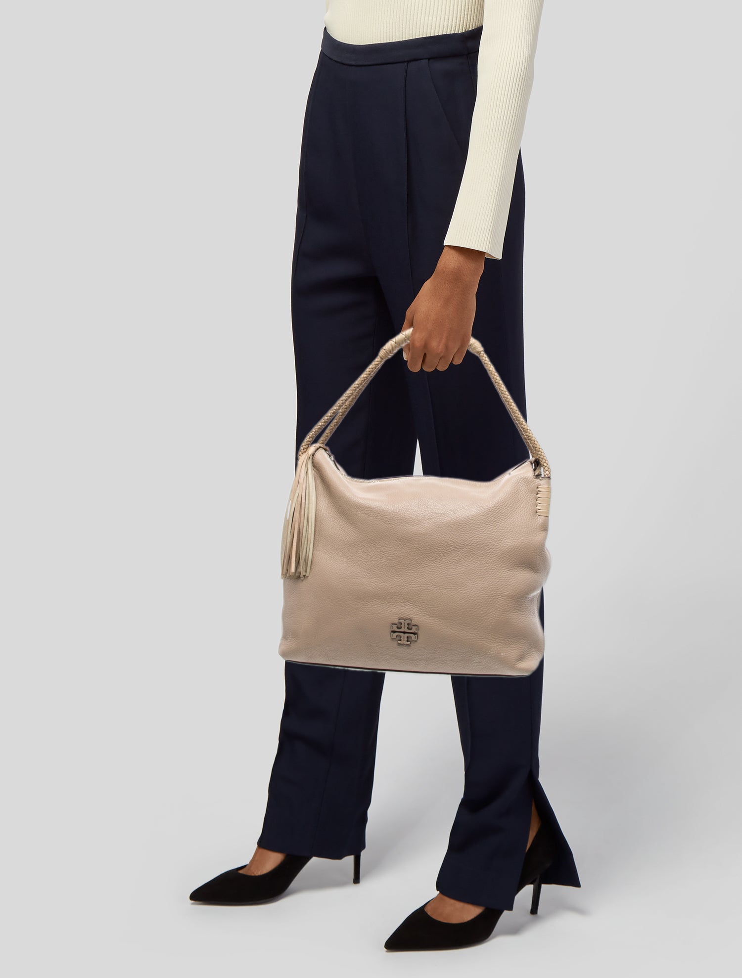 Tory Burch Leather Top Handle Bag