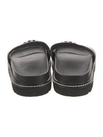 Tory Burch Leather Slides