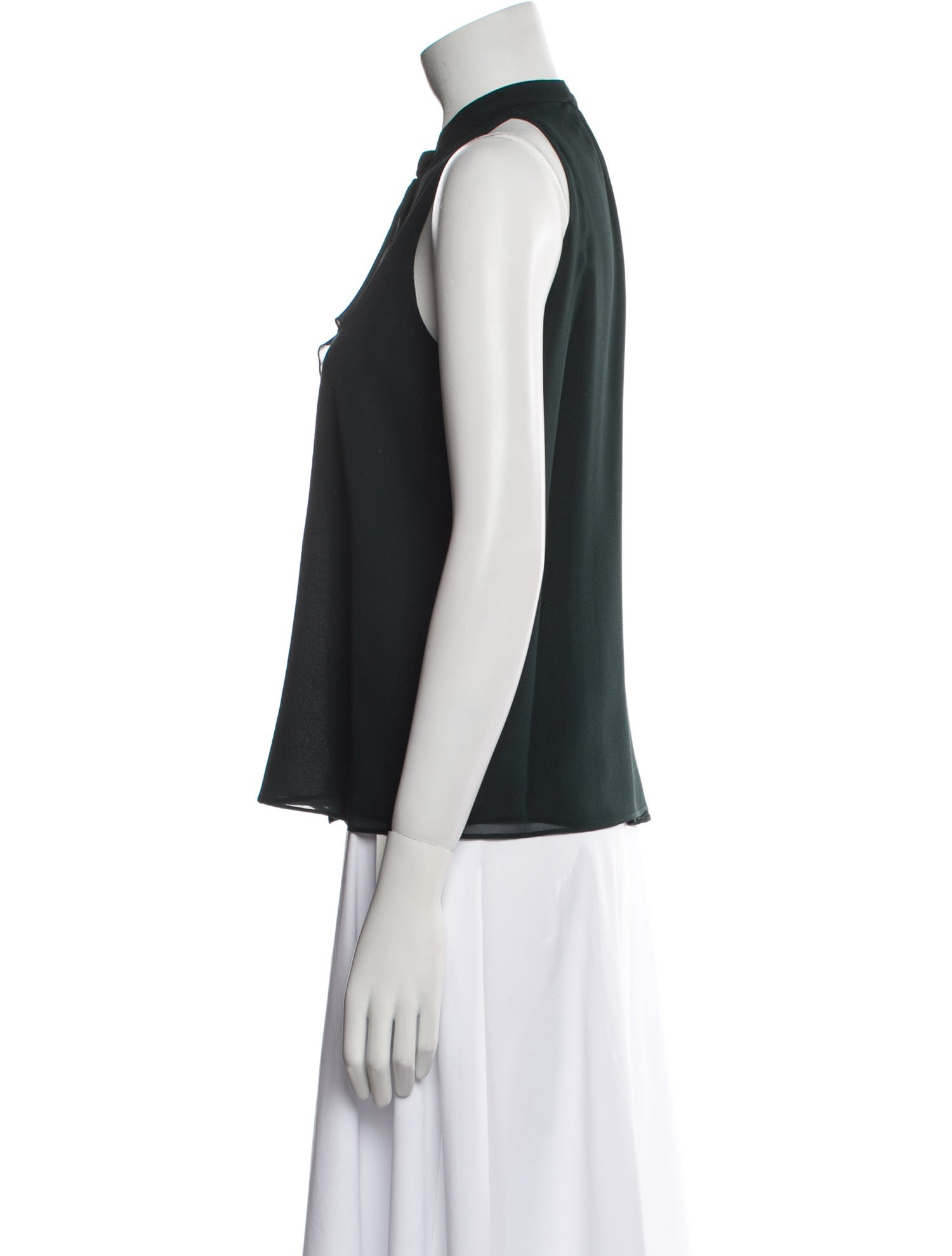 Tory Burch Silk Halterneck Blouse