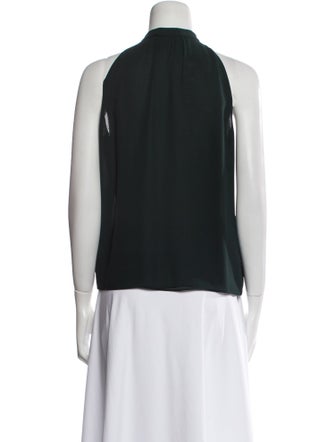 Tory Burch Silk Halterneck Blouse