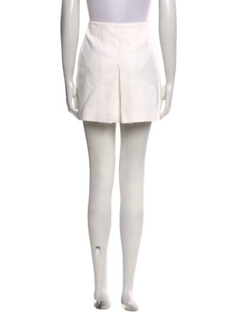 Tory Burch Pleated Accents Mini Skirt