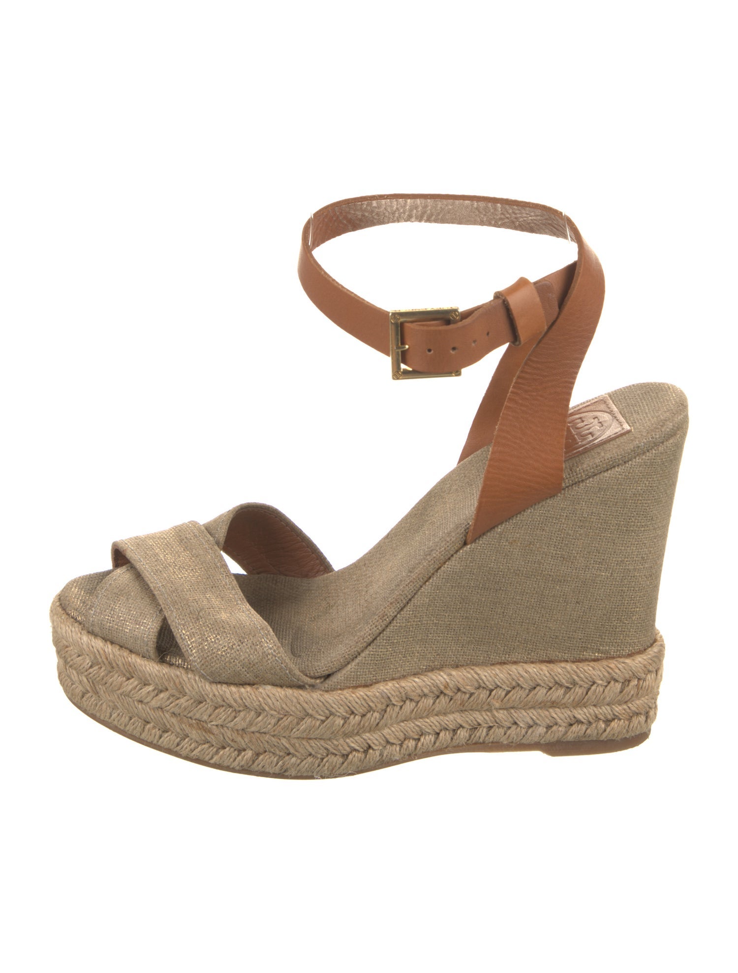 Tory Burch Canvas Braided Accents Espadrilles