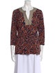Tory Burch Silk Printed Blouse