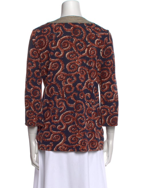Tory Burch Silk Printed Blouse