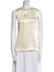 Tory Burch Silk Scoop Neck Blouse