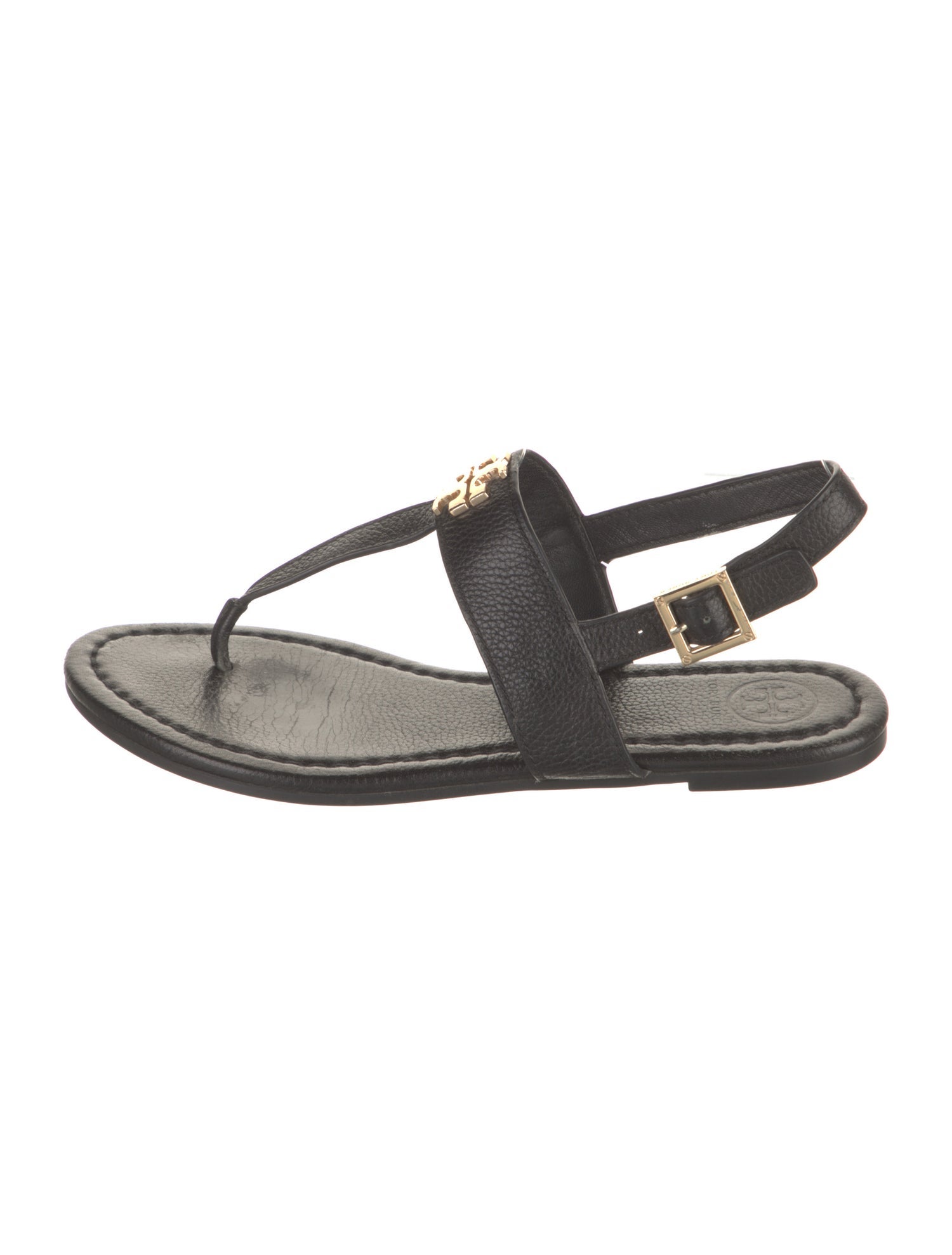 Tory Burch Leather T-Strap Sandals