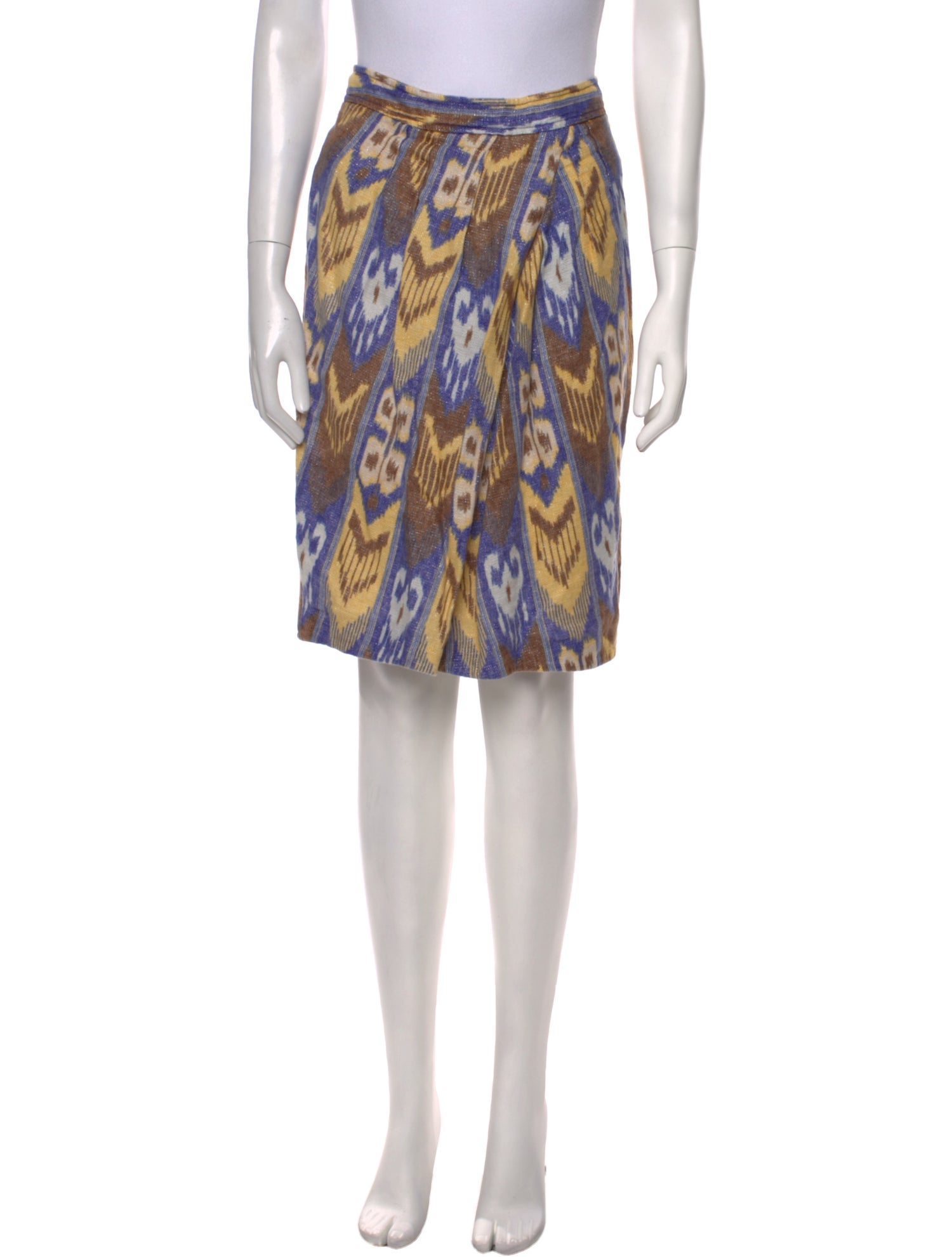 Tory Burch Linen Knee-Length Skirt