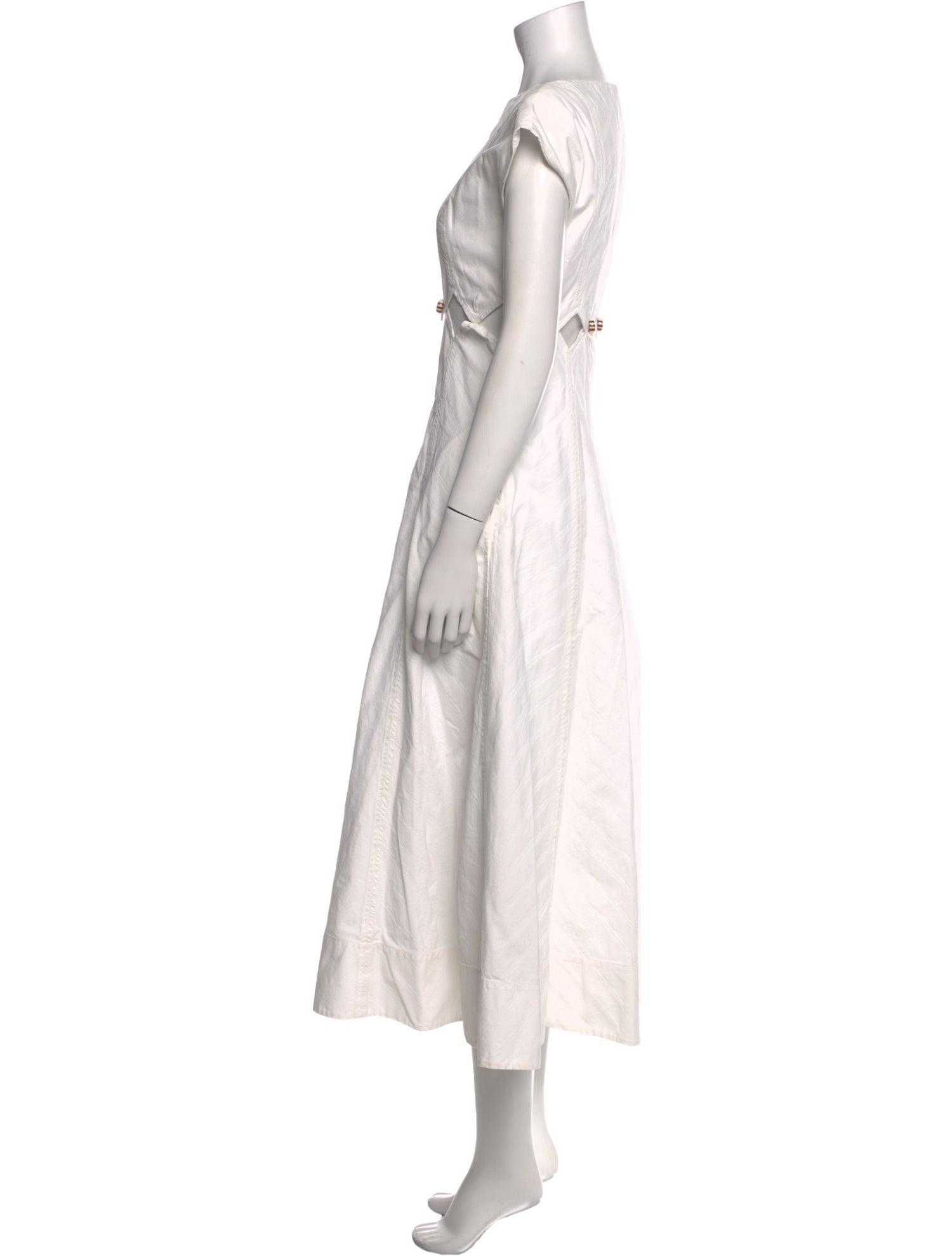 Tory Burch Bateau Neckline Long Dress