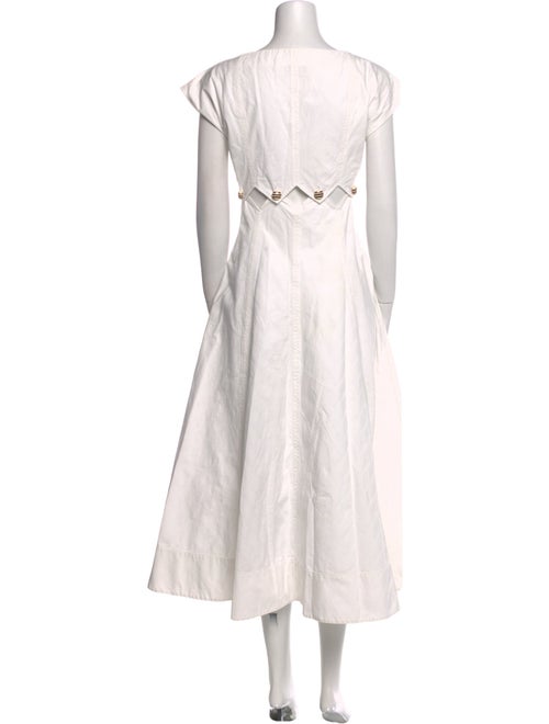 Tory Burch Bateau Neckline Long Dress