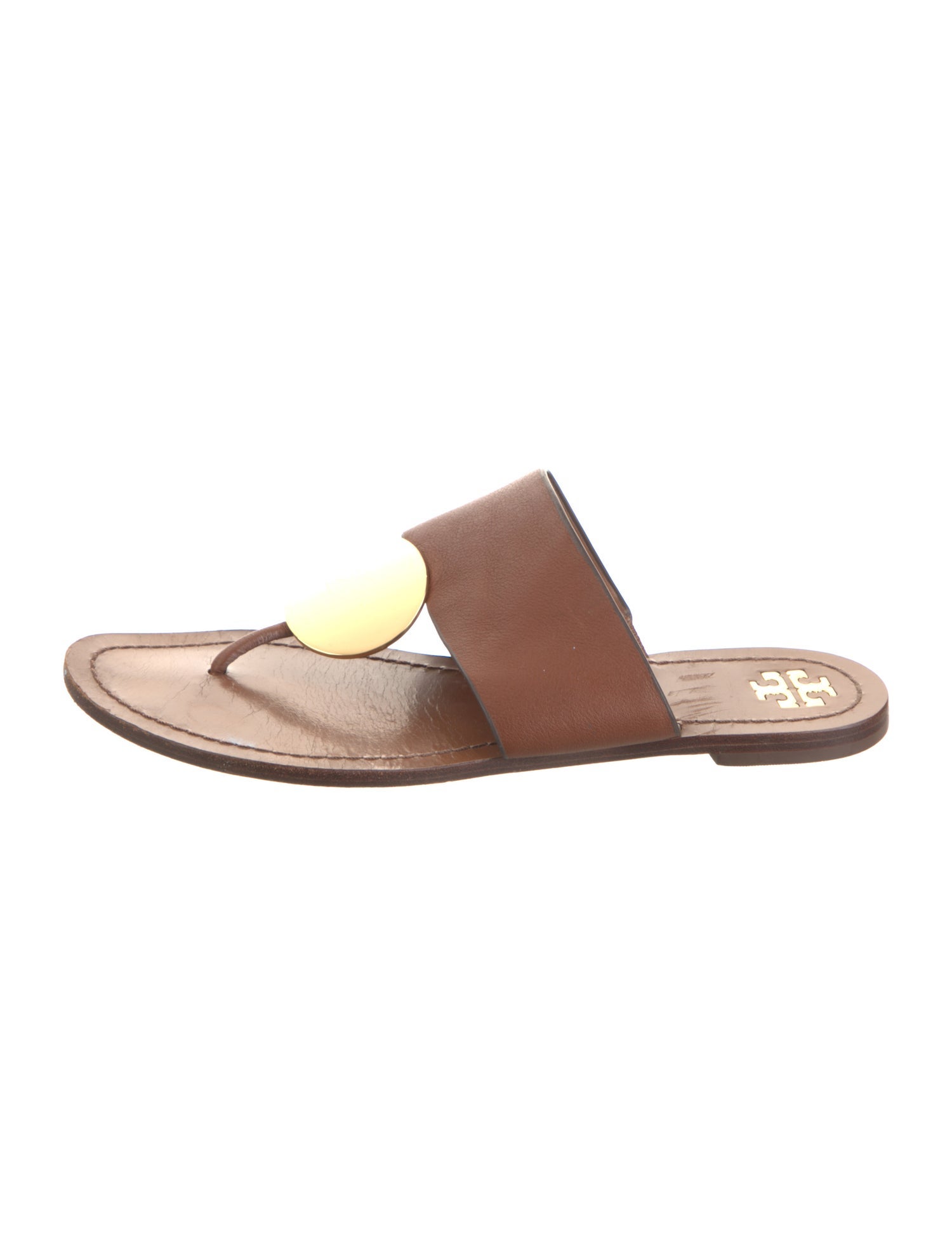 Tory Burch Leather Slides