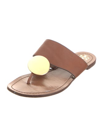 Tory Burch Leather Slides