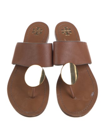 Tory Burch Leather Slides