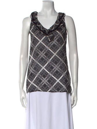 Tory Burch Silk Printed Top