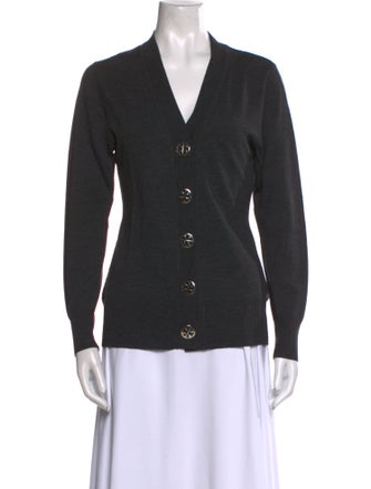 Tory Burch Wool V-Neck Sweater