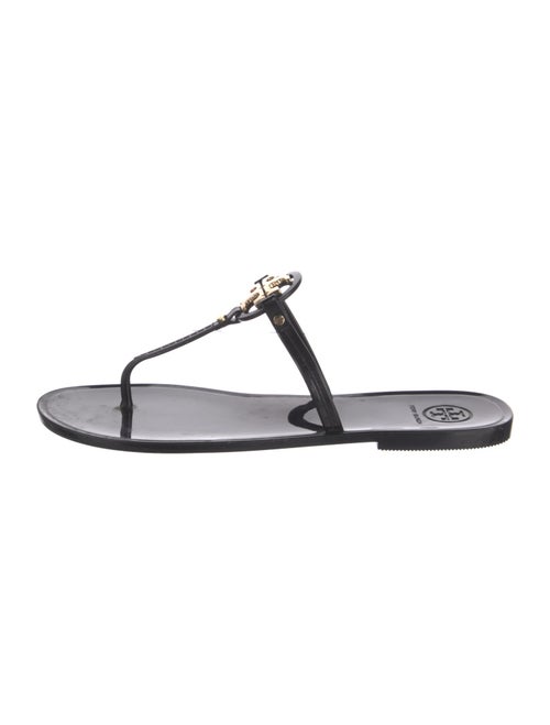 Tory Burch Rubber T-Strap Sandals