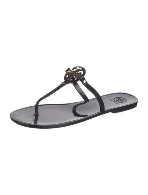 Tory Burch Rubber T-Strap Sandals