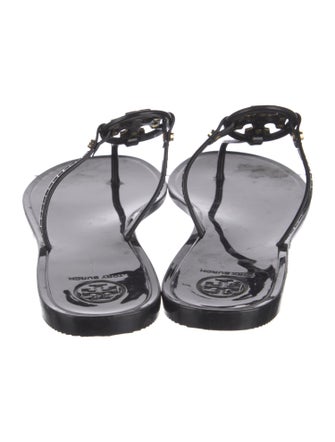 Tory Burch Rubber T-Strap Sandals