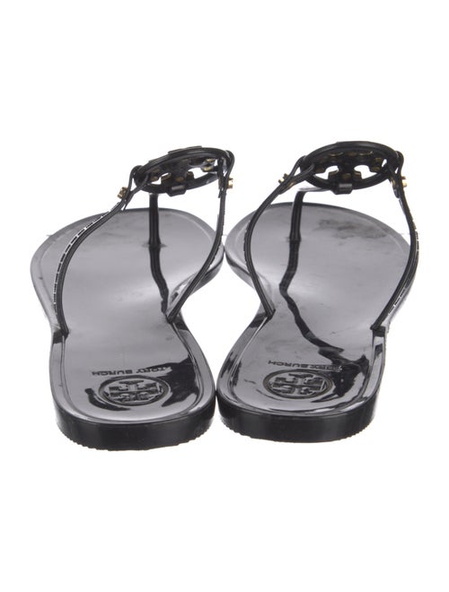 Tory Burch Rubber T-Strap Sandals