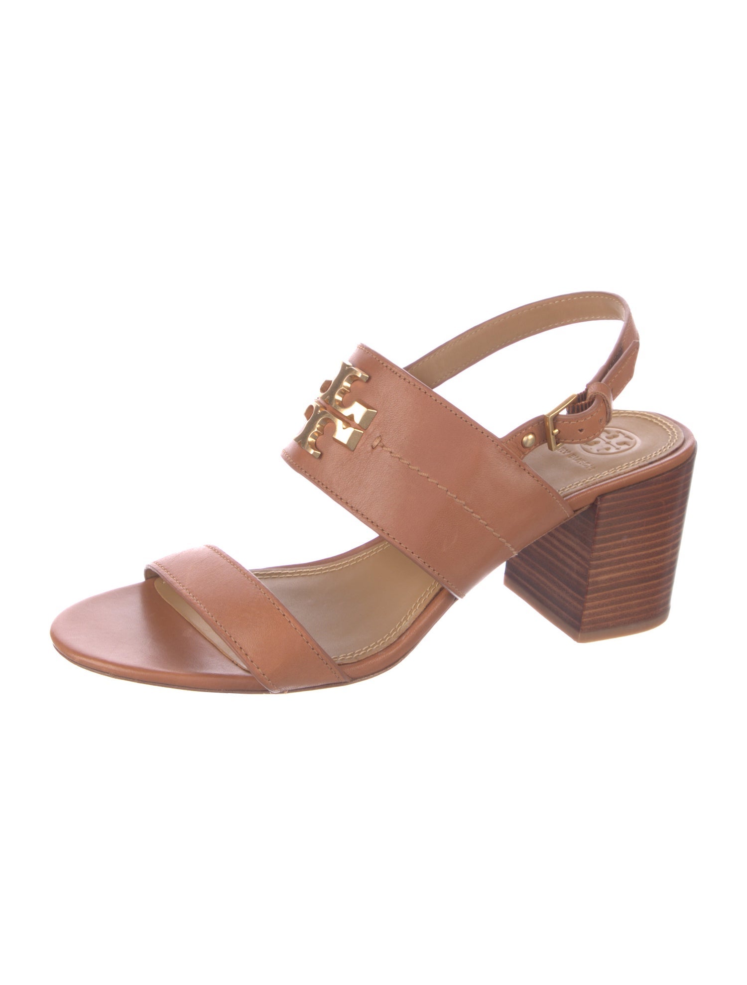 Tory Burch Leather Slingback Sandals