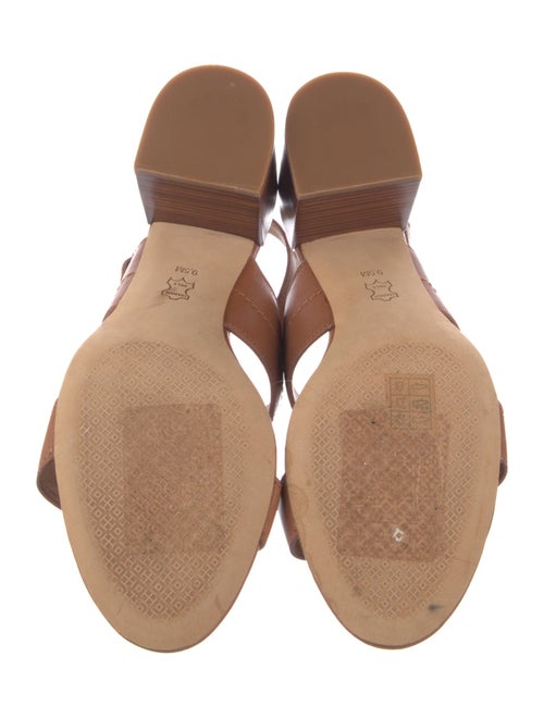 Tory Burch Leather Slingback Sandals