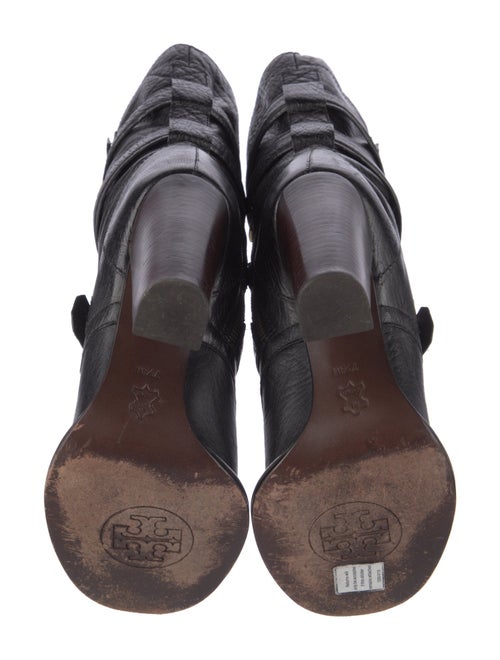 Tory Burch Leather Moto Boots