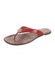 Tory Burch Patent Leather Flip Flops