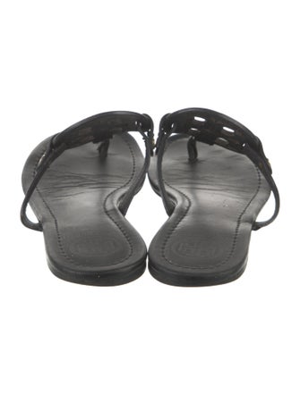Tory Burch Leather Slides