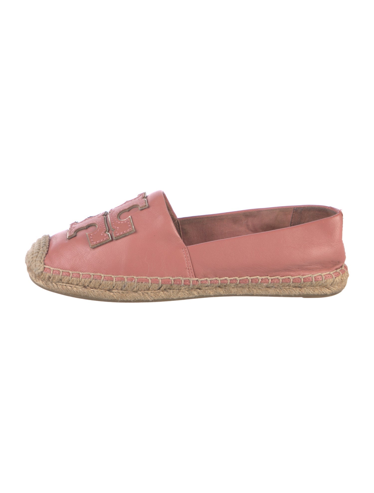 Tory Burch Leather Braided Accents Espadrilles