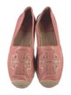 Tory Burch Leather Braided Accents Espadrilles