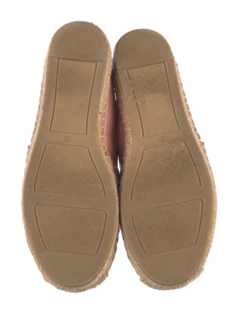 Tory Burch Leather Braided Accents Espadrilles