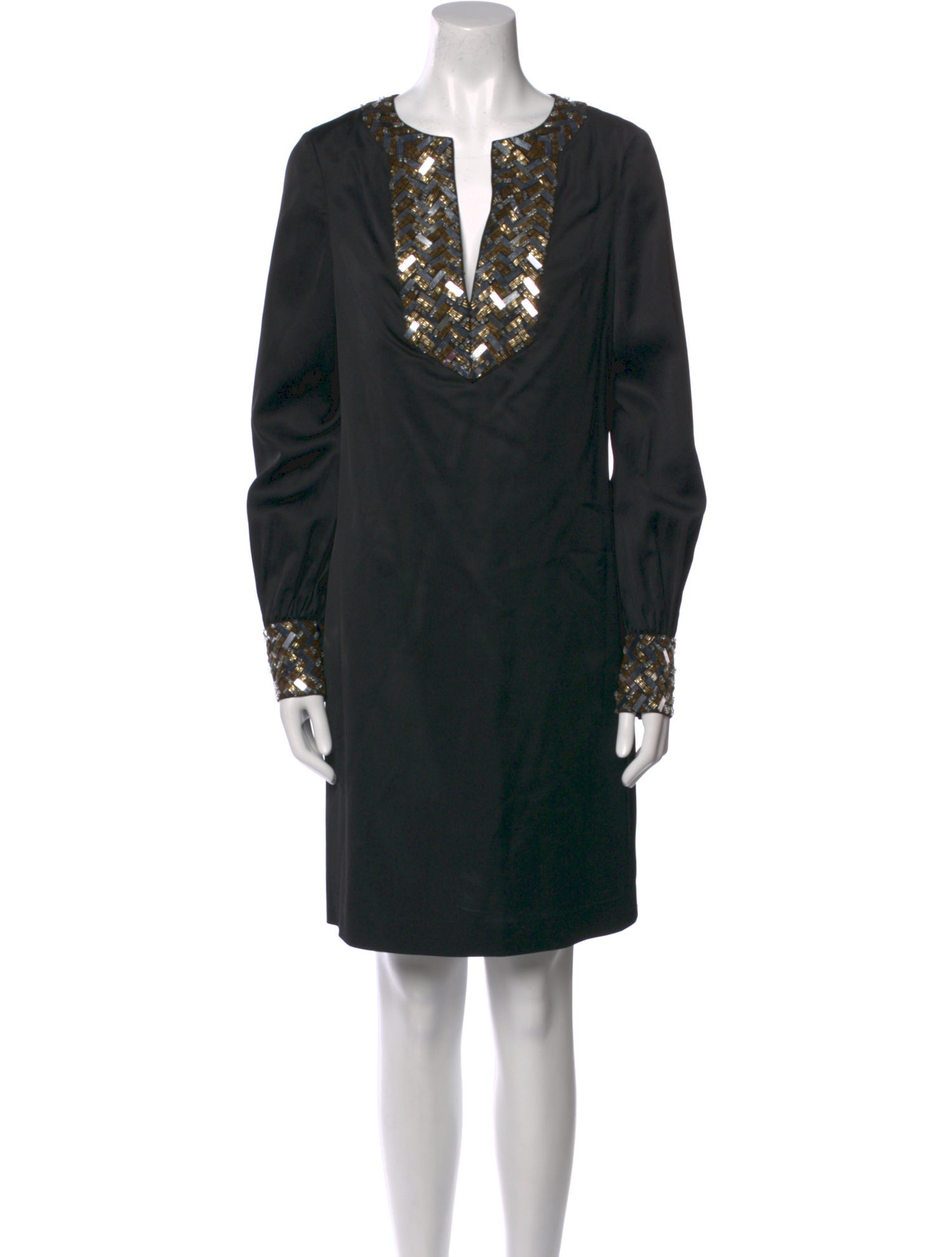 Tory Burch V-Neck Mini Dress