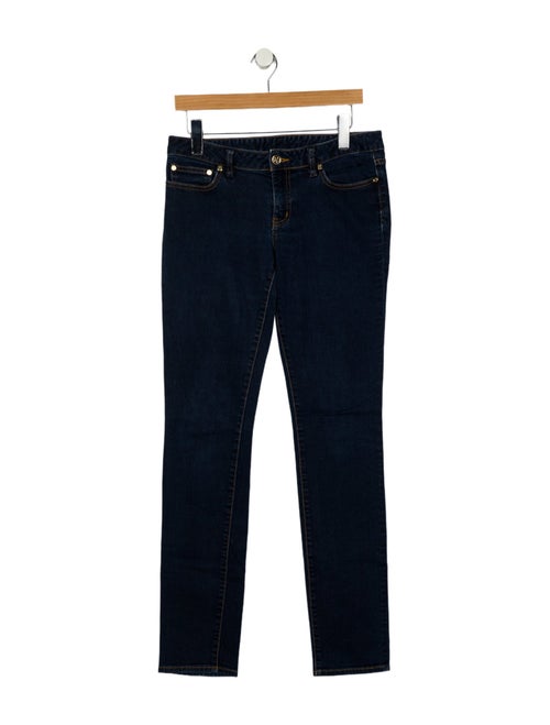 Tory Burch Low-Rise Skinny Leg Jeans
