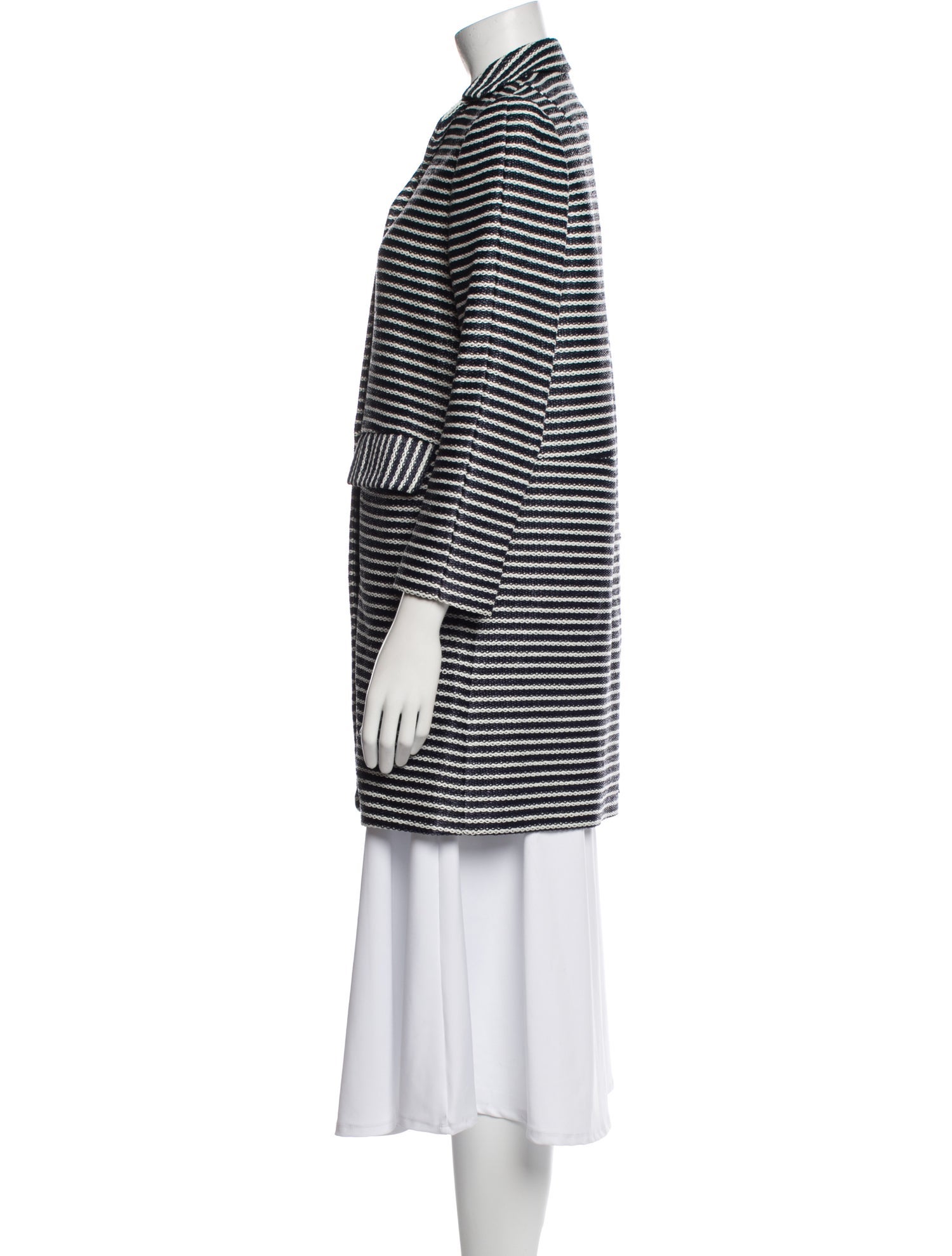Tory Burch Striped Coat