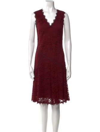 Tory Burch Lace Pattern Knee-Length Dress