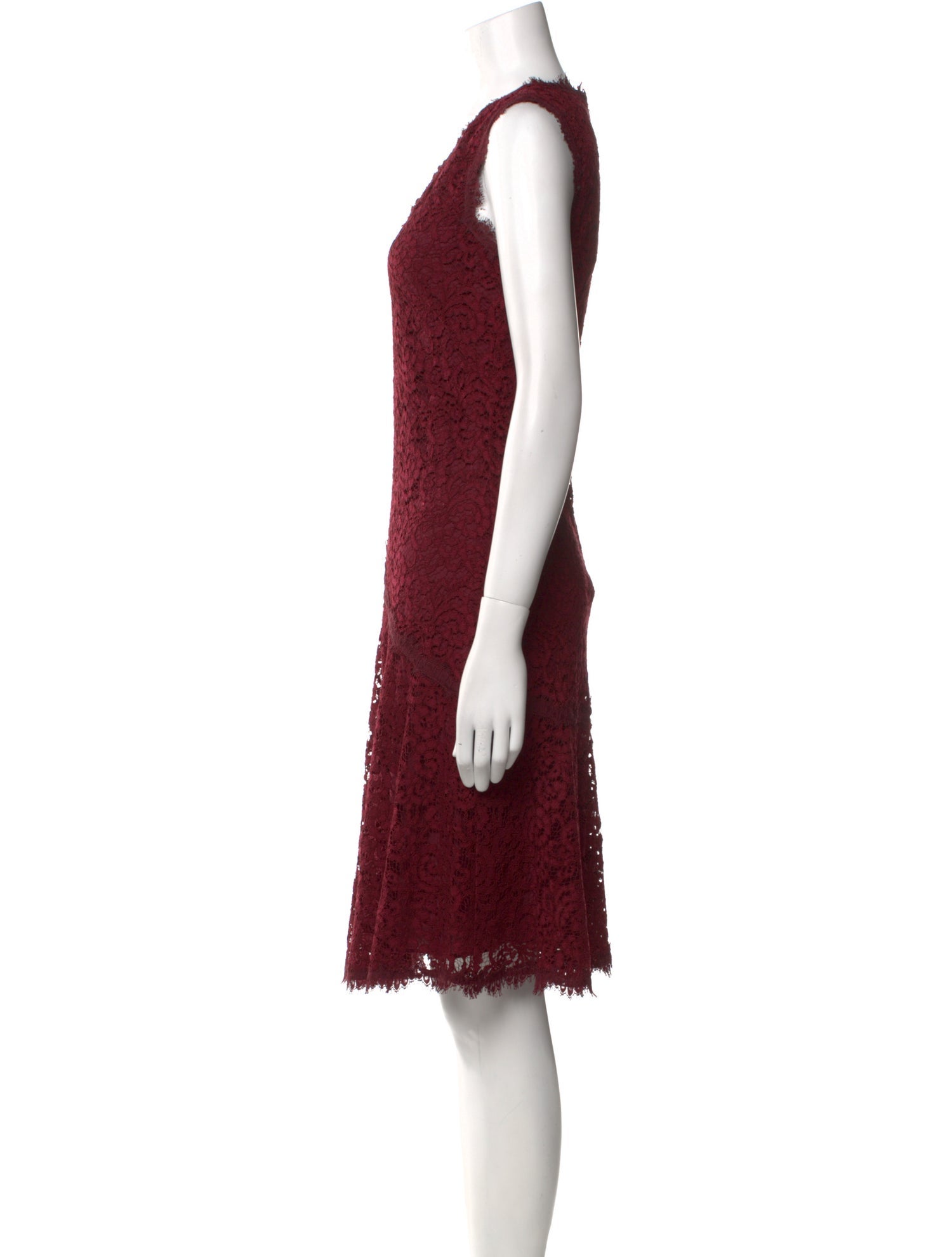 Tory Burch Lace Pattern Knee-Length Dress