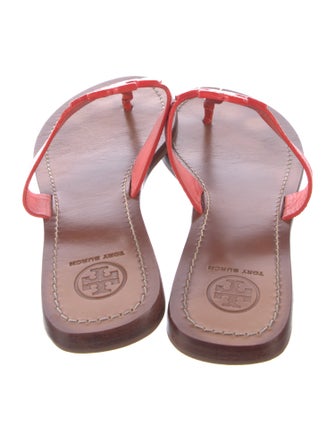 Tory Burch Leather T-Strap Sandals