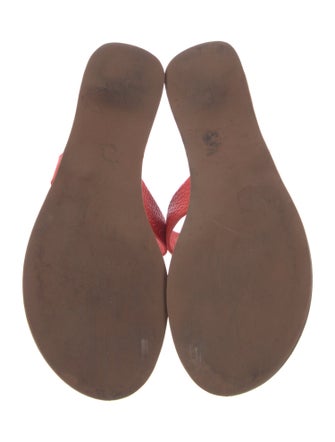 Tory Burch Leather T-Strap Sandals