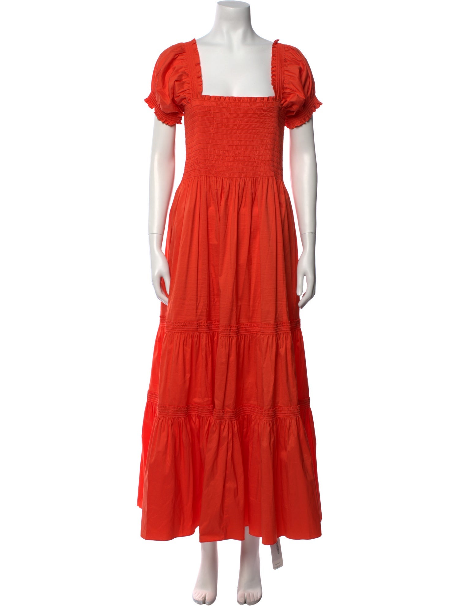 Tory Burch Square Neckline Long Dress