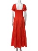 Tory Burch Square Neckline Long Dress