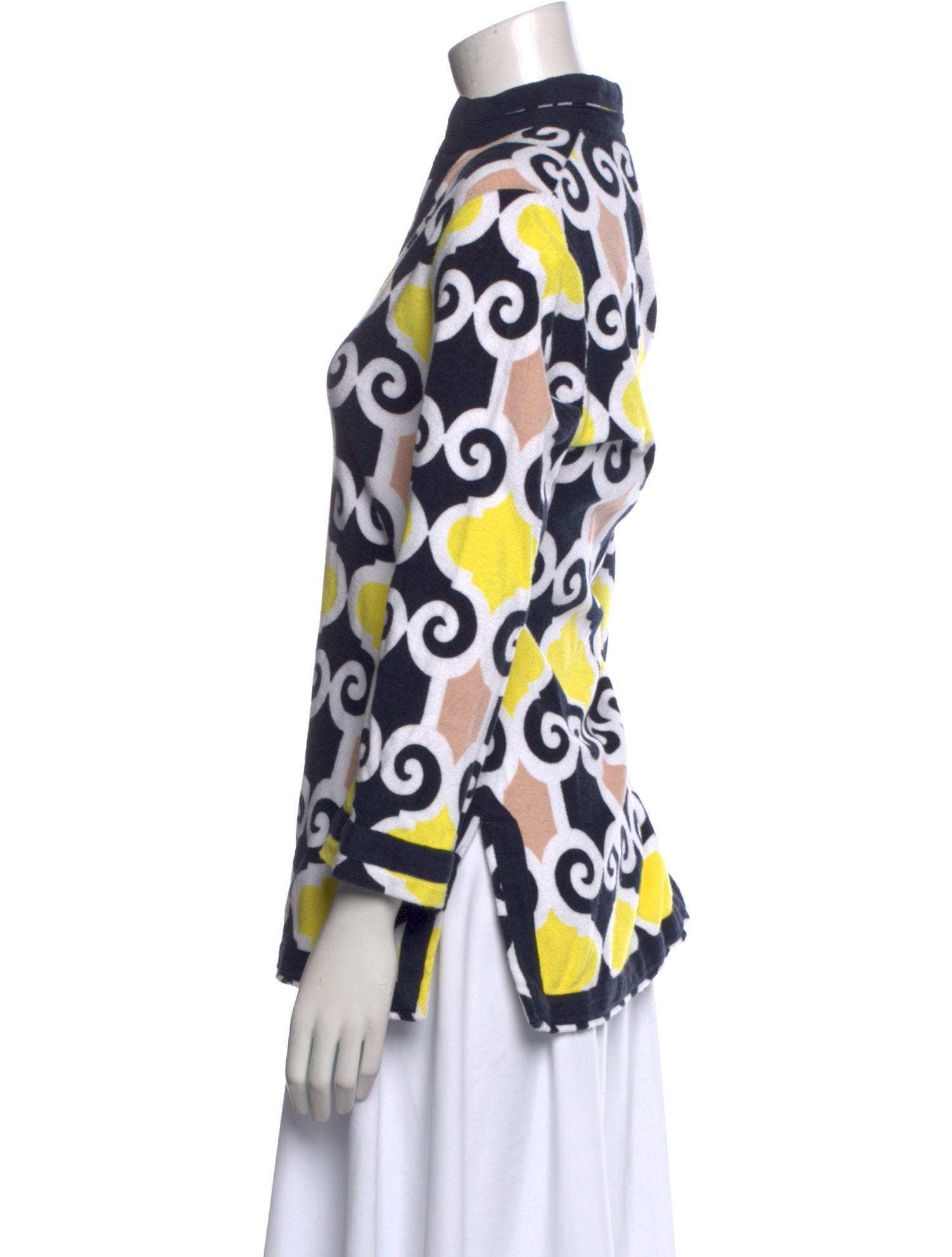 Tory Burch Printed V-Neck Tunic
