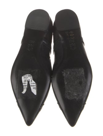 Tory Burch Leather Braided Accents Flats