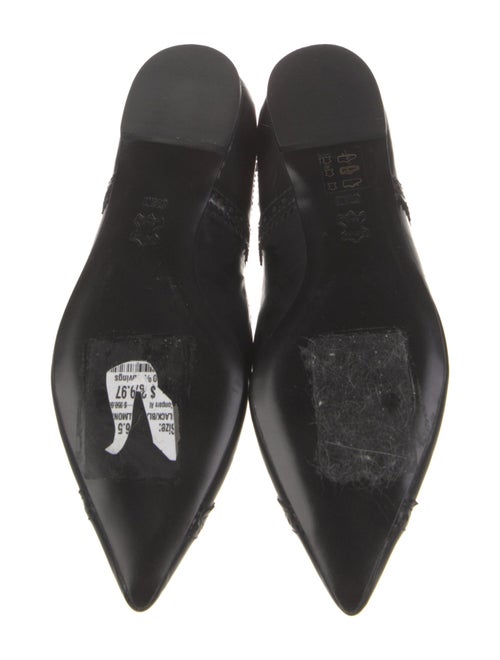 Tory Burch Leather Braided Accents Flats