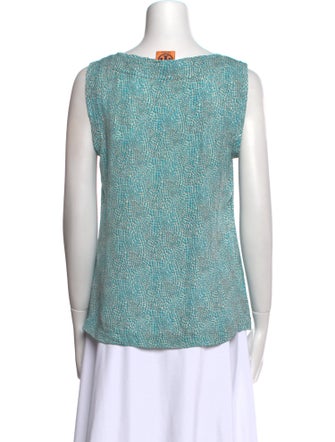 Tory Burch Silk Lace Pattern Top