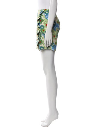 Tory Burch Floral Print Mini Shorts